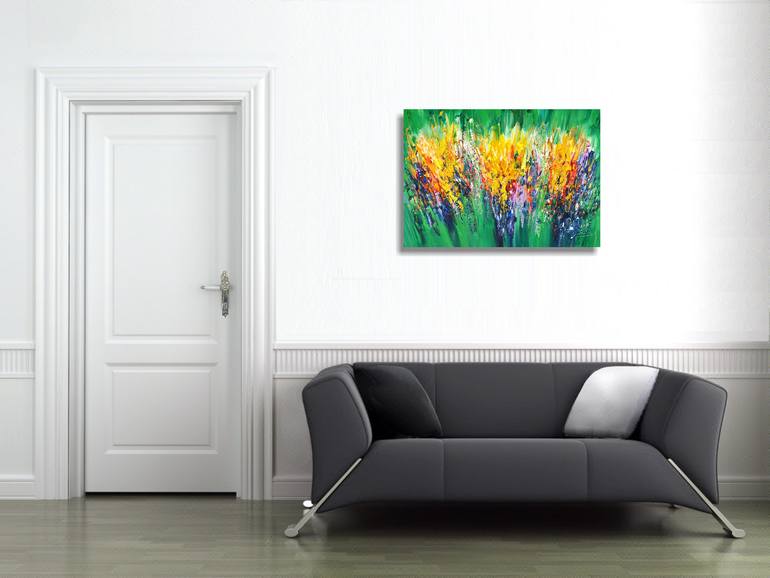 Original Abstract Painting by Peter Nottrott