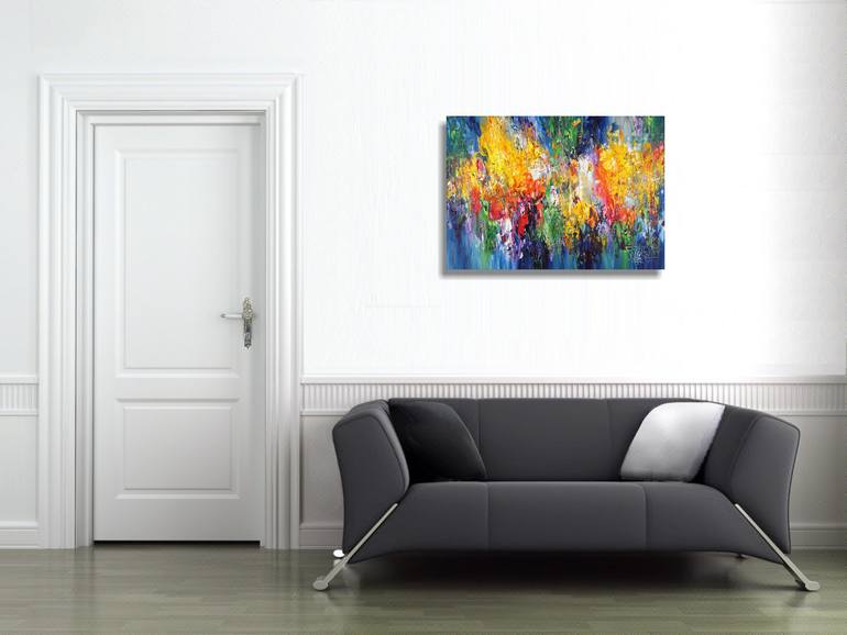 Original Abstract Painting by Peter Nottrott