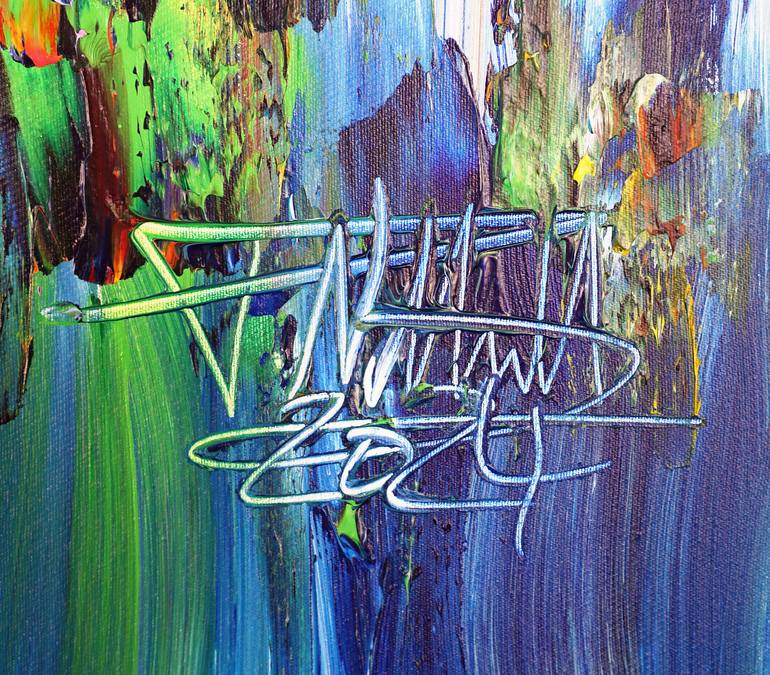 Original Abstract Painting by Peter Nottrott