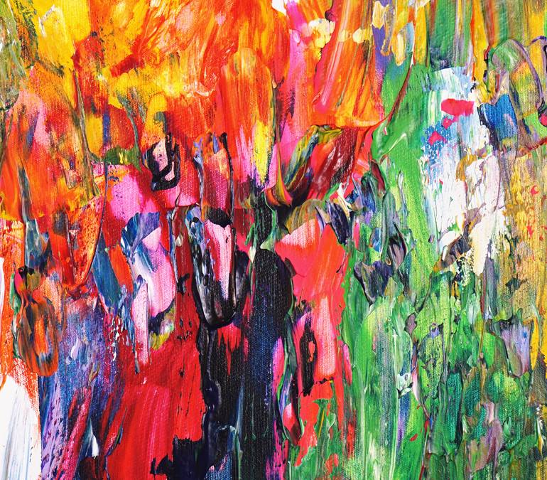 Original Abstract Painting by Peter Nottrott