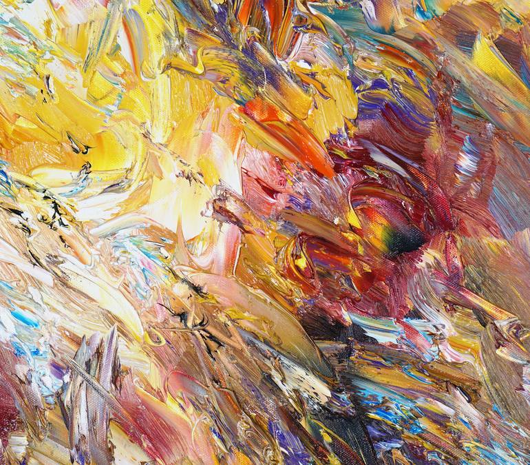 Original Abstract Painting by Peter Nottrott