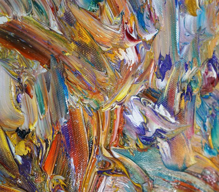 Original Abstract Painting by Peter Nottrott