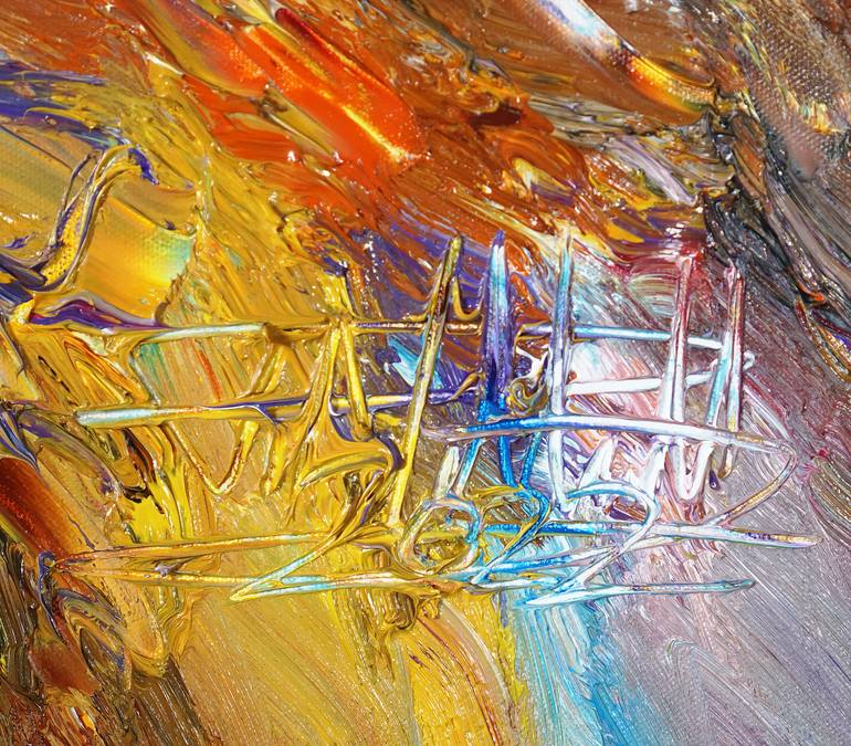 Original Abstract Painting by Peter Nottrott