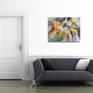 The artwork on a wall