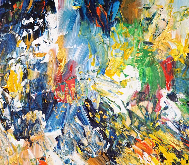 Original Abstract Painting by Peter Nottrott
