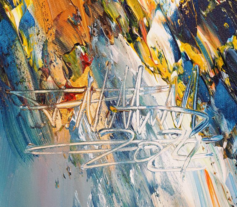 Original Abstract Painting by Peter Nottrott