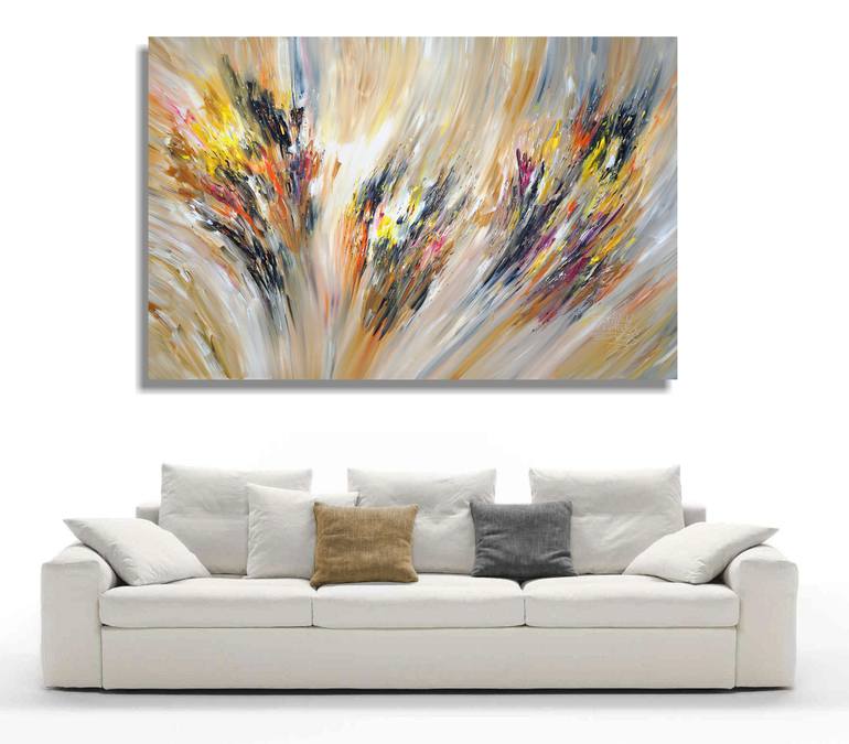 Original Abstract Painting by Peter Nottrott