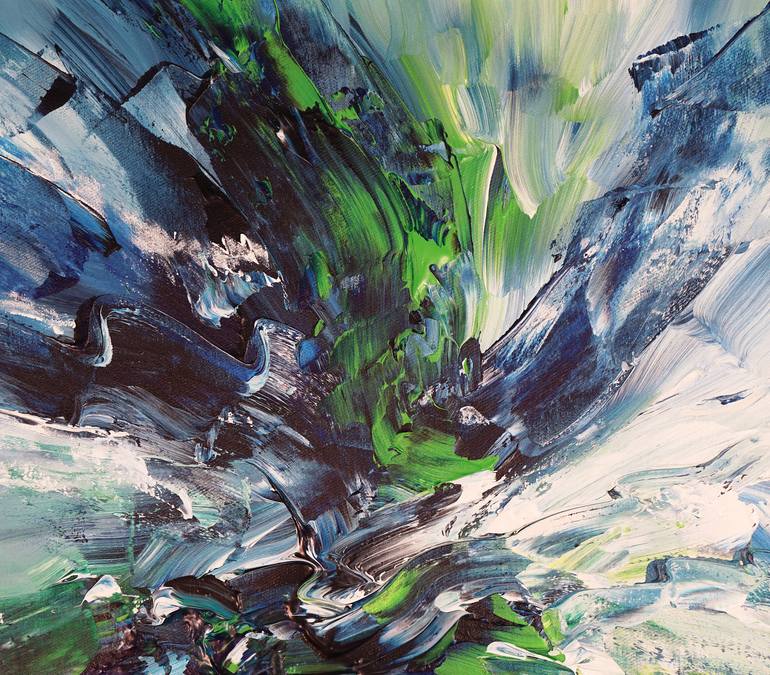 Original Abstract Painting by Peter Nottrott