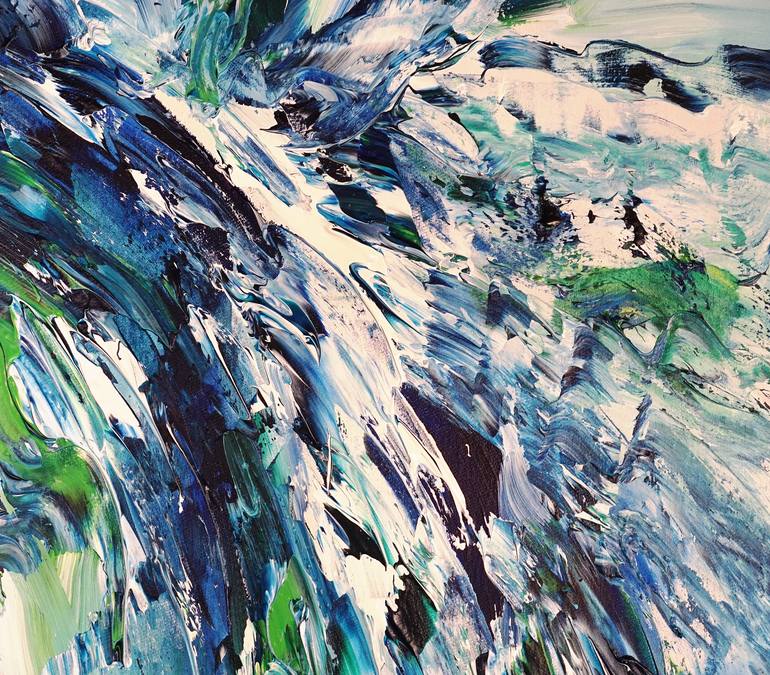 Original Abstract Painting by Peter Nottrott