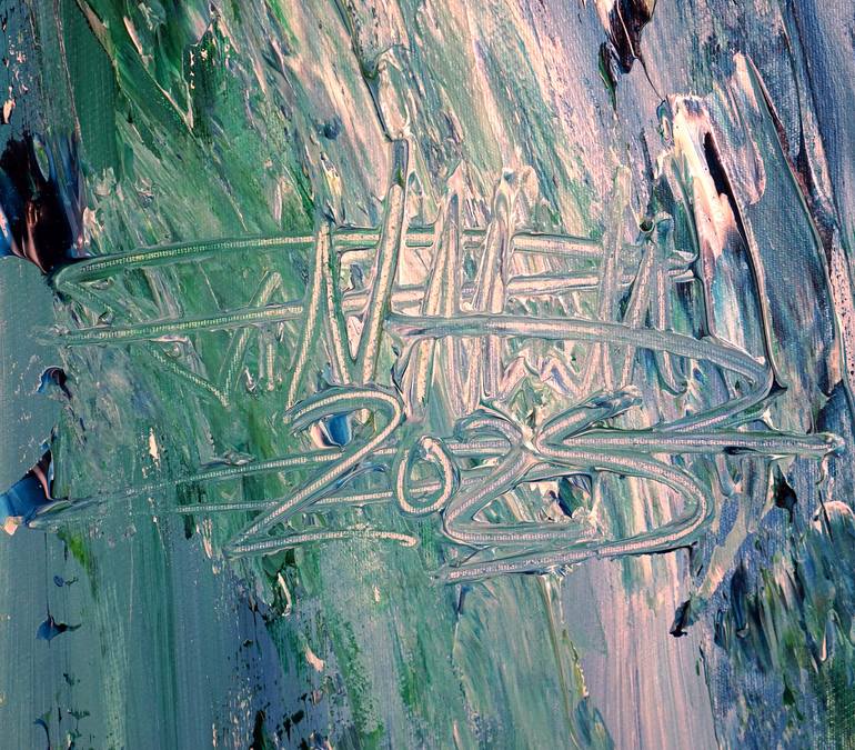 Original Abstract Painting by Peter Nottrott