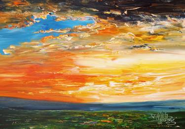 Original Impressionism Landscape Paintings by Peter Nottrott