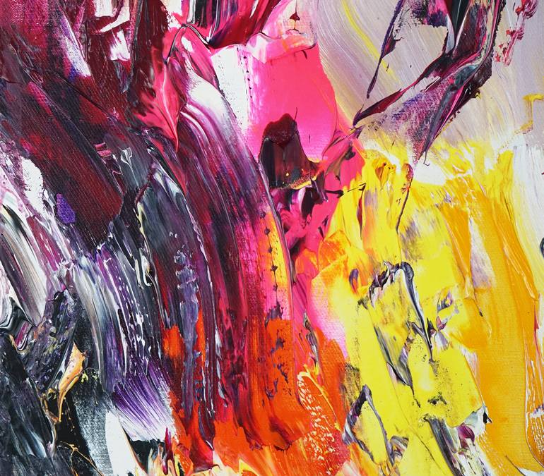 Original Abstract Painting by Peter Nottrott