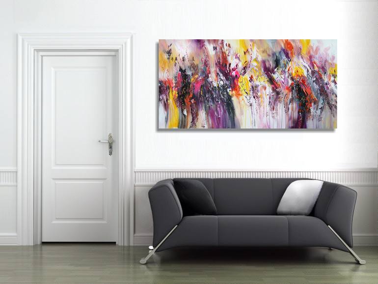 Original Abstract Painting by Peter Nottrott