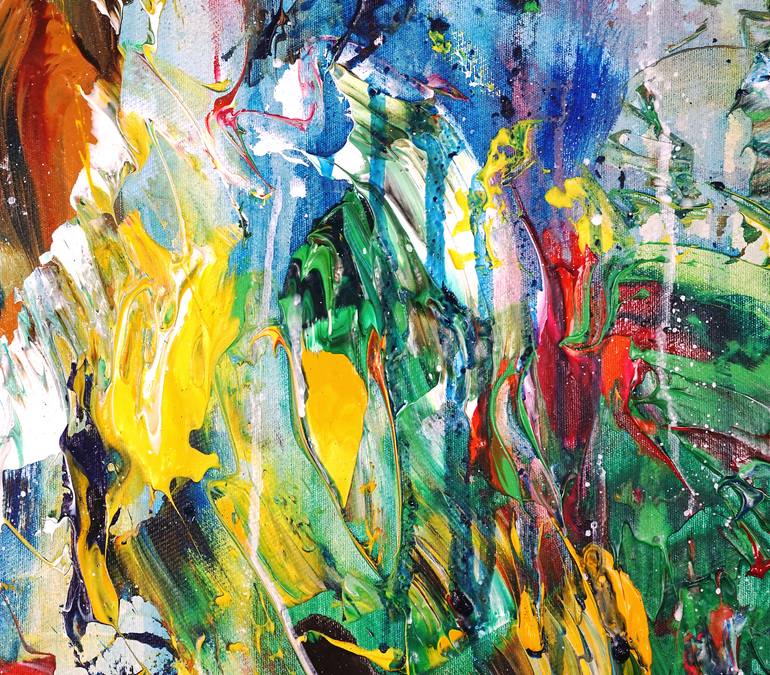 Original Abstract Painting by Peter Nottrott
