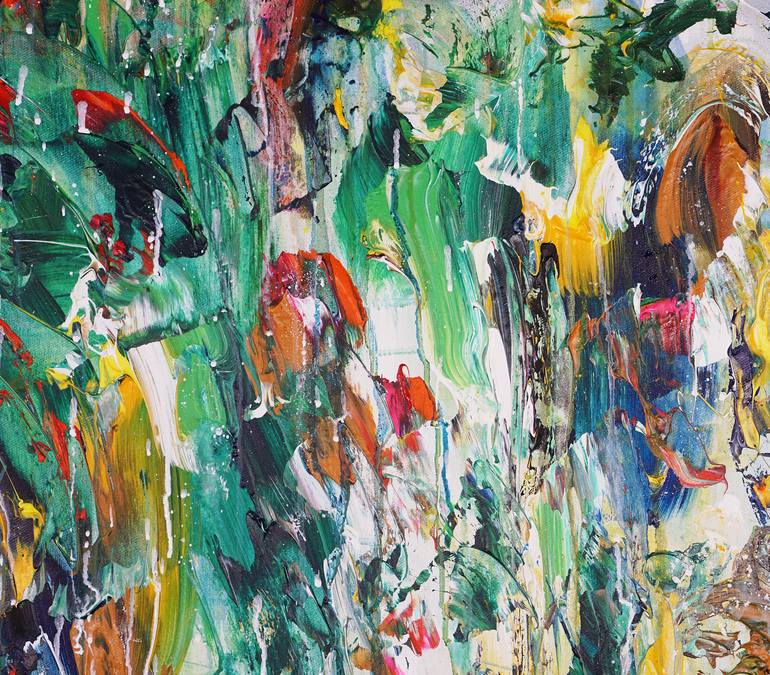 Original Abstract Painting by Peter Nottrott