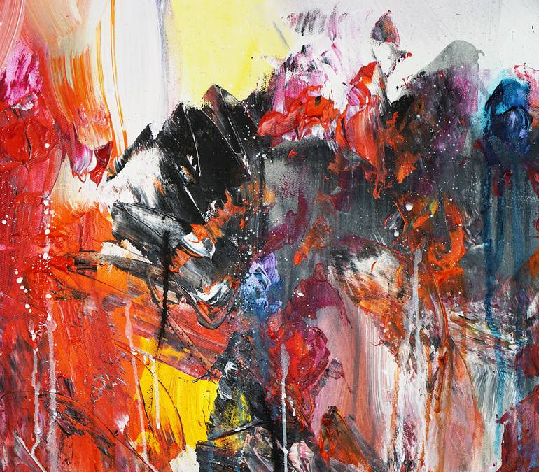 Original Abstract Painting by Peter Nottrott