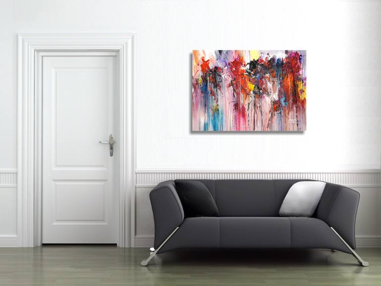Original Abstract Painting by Peter Nottrott