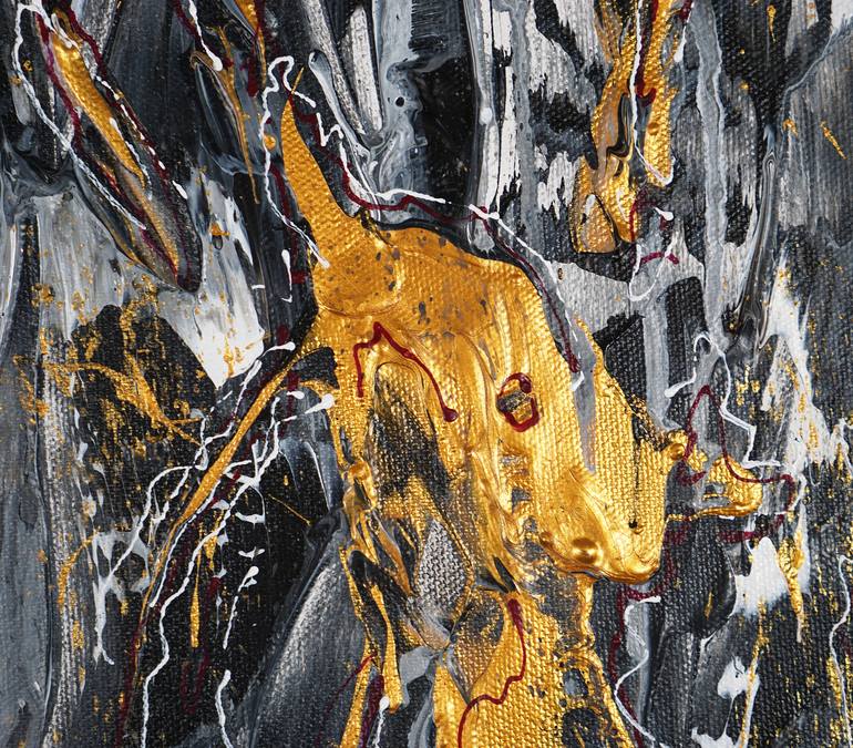 Original Abstract Painting by Peter Nottrott