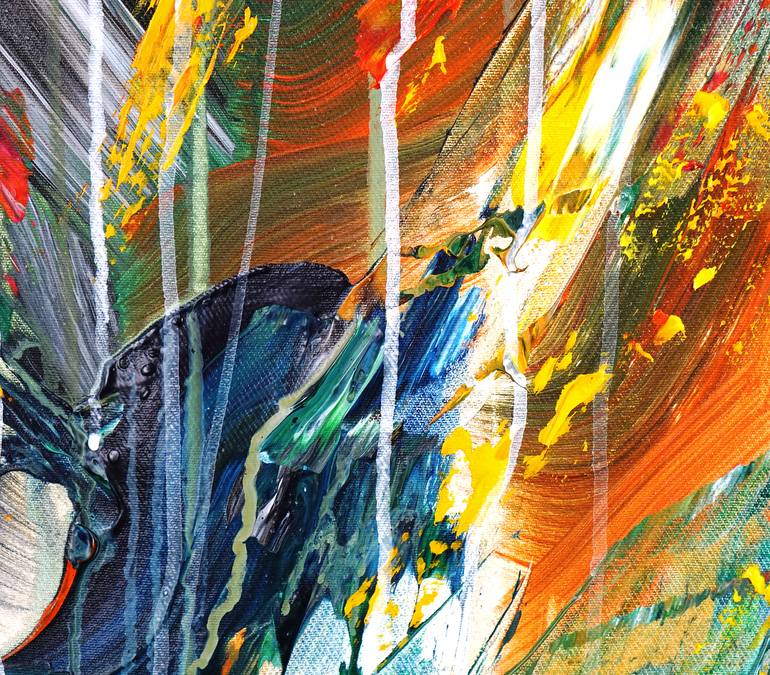 Original Abstract Expressionism Abstract Painting by Peter Nottrott