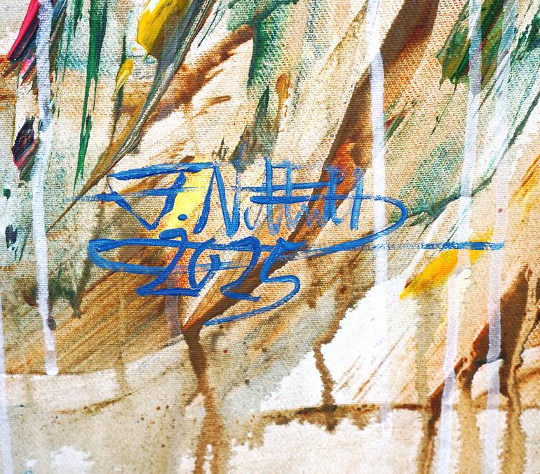 Original Abstract Expressionism Abstract Painting by Peter Nottrott