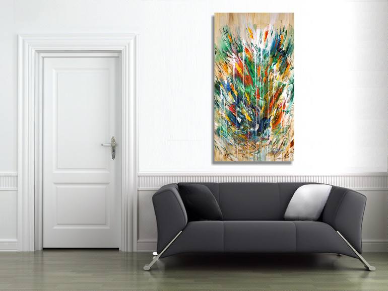 Original Abstract Expressionism Abstract Painting by Peter Nottrott