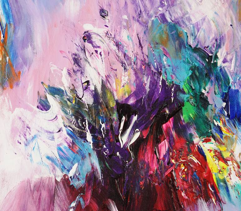 Original Abstract Painting by Peter Nottrott