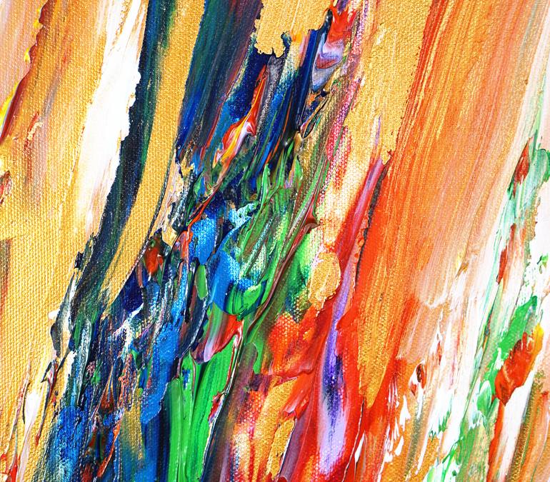 Original Abstract Painting by Peter Nottrott