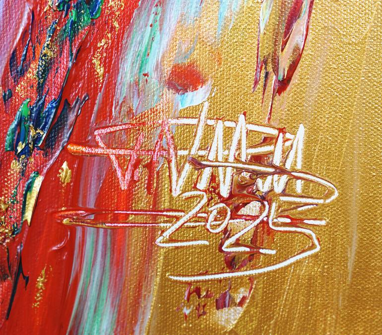 Original Abstract Painting by Peter Nottrott