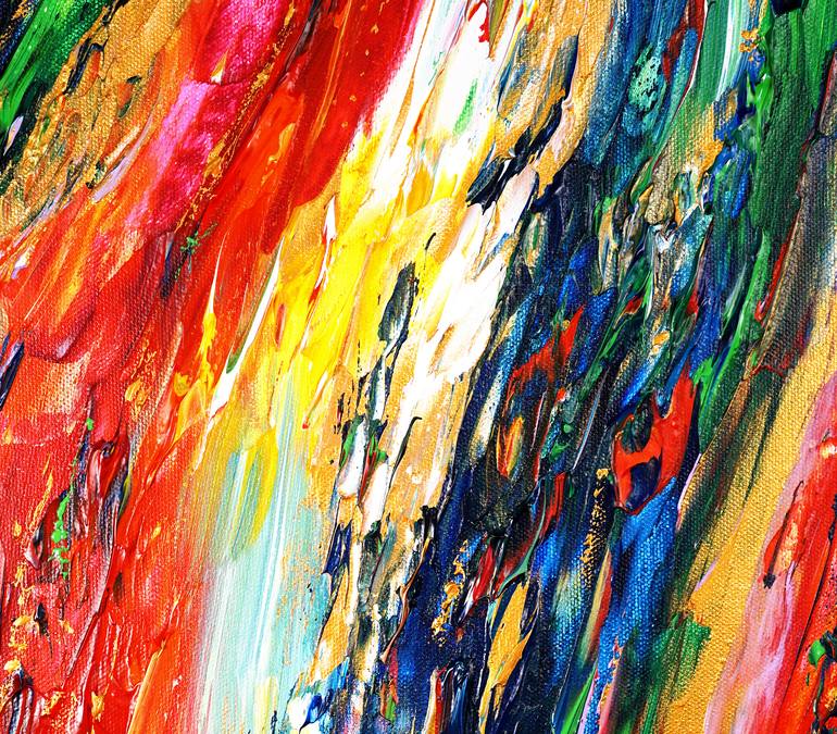Original Abstract Painting by Peter Nottrott