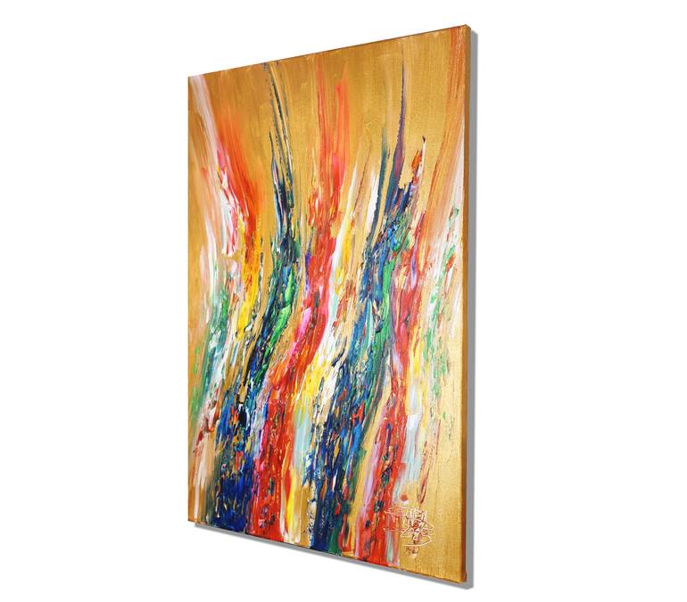 Original Abstract Painting by Peter Nottrott
