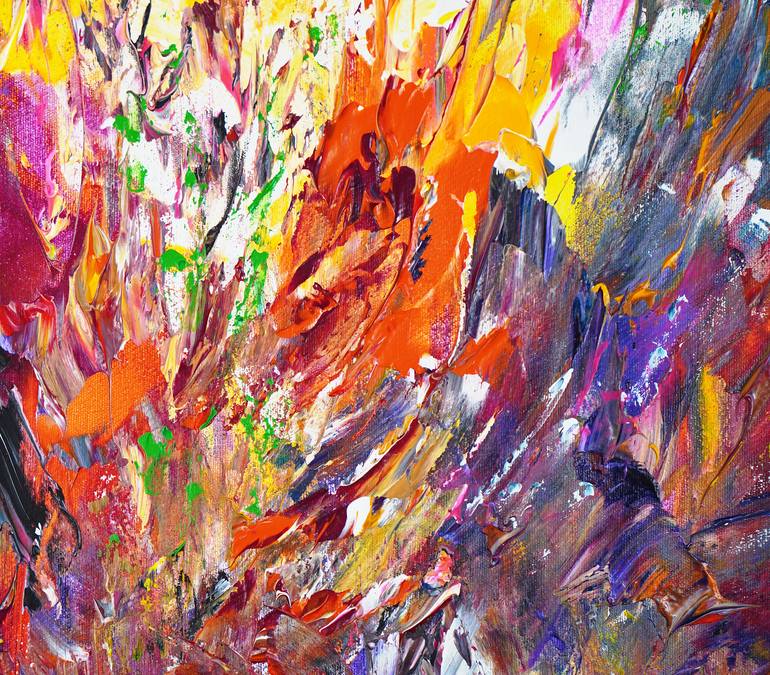 Original Abstract Painting by Peter Nottrott