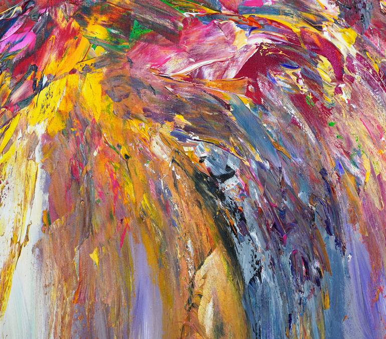 Original Abstract Painting by Peter Nottrott