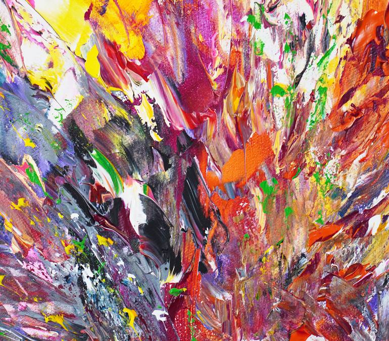 Original Abstract Painting by Peter Nottrott