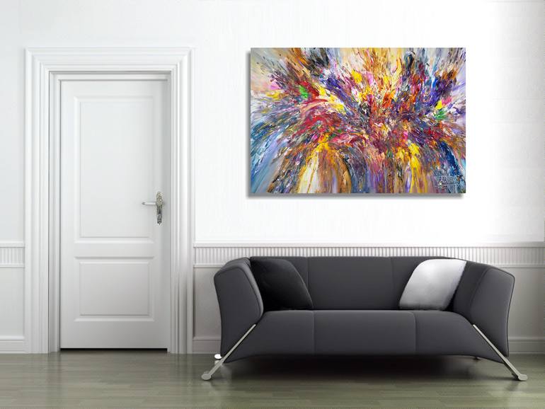 Original Abstract Painting by Peter Nottrott