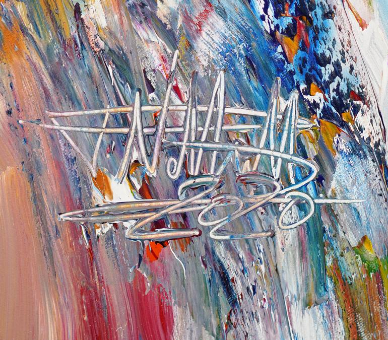 Original Abstract Painting by Peter Nottrott