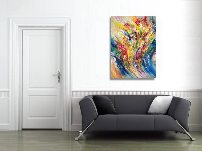 Original Abstract Painting by Peter Nottrott