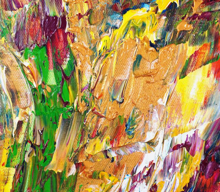 Original Abstract Painting by Peter Nottrott