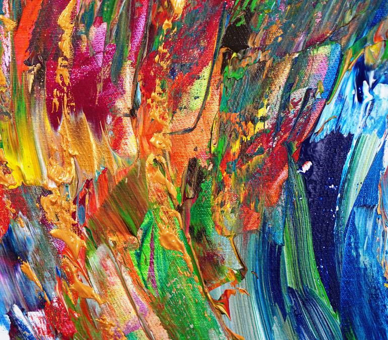 Original Abstract Painting by Peter Nottrott