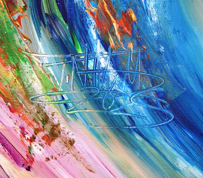 Original Abstract Painting by Peter Nottrott