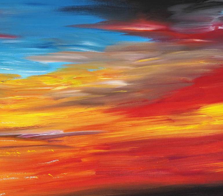 Original Abstract Expressionism Seascape Painting by Peter Nottrott
