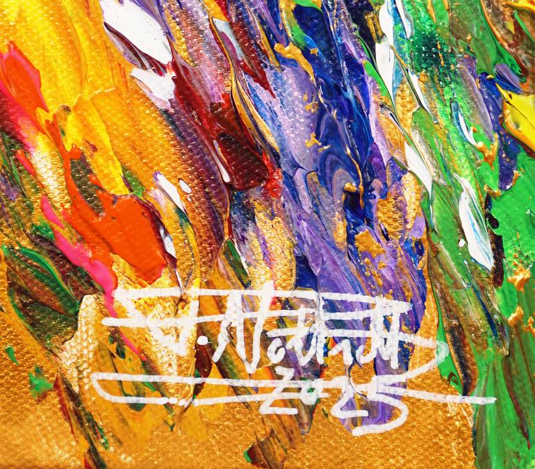 Original Abstract Painting by Peter Nottrott