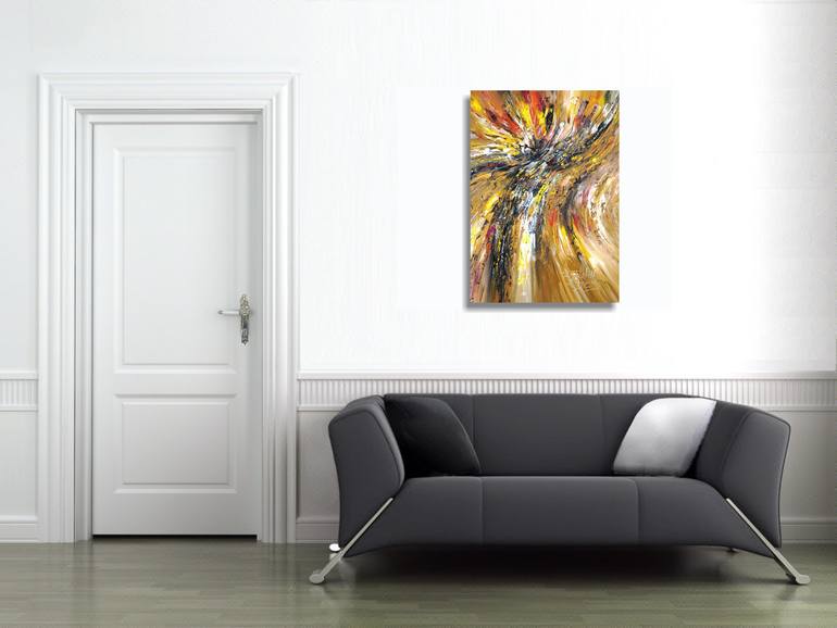 Original Abstract Painting by Peter Nottrott