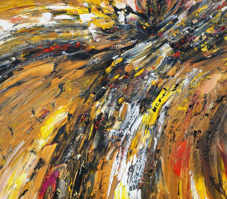 Original Abstract Painting by Peter Nottrott