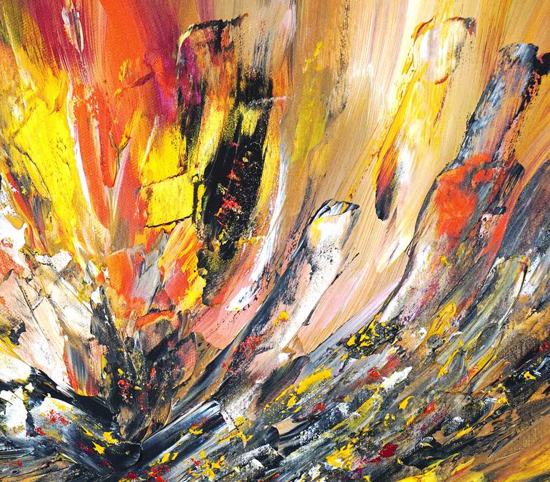 Original Abstract Painting by Peter Nottrott
