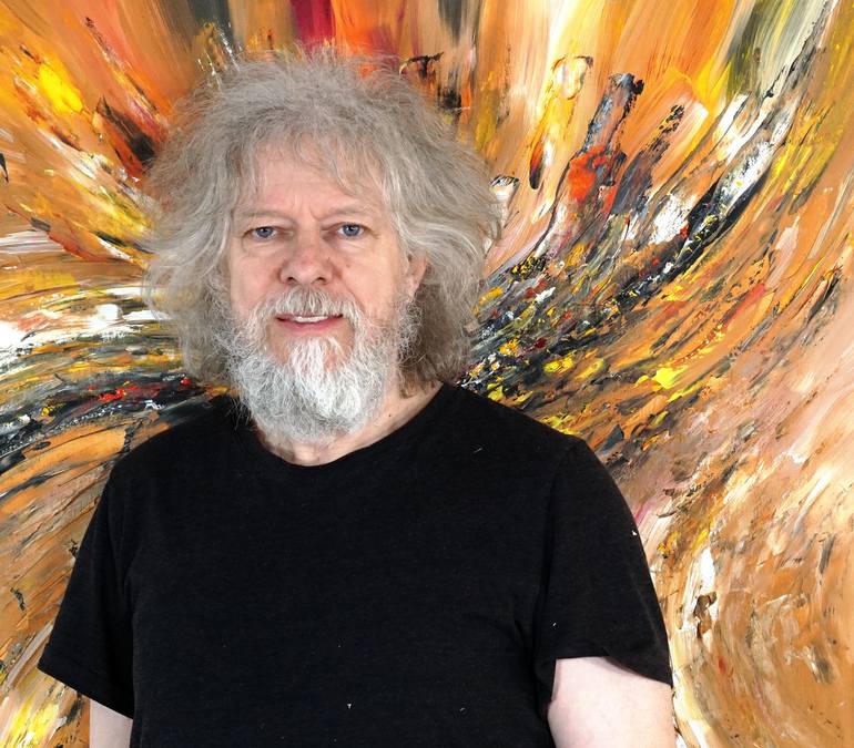 Original Abstract Painting by Peter Nottrott