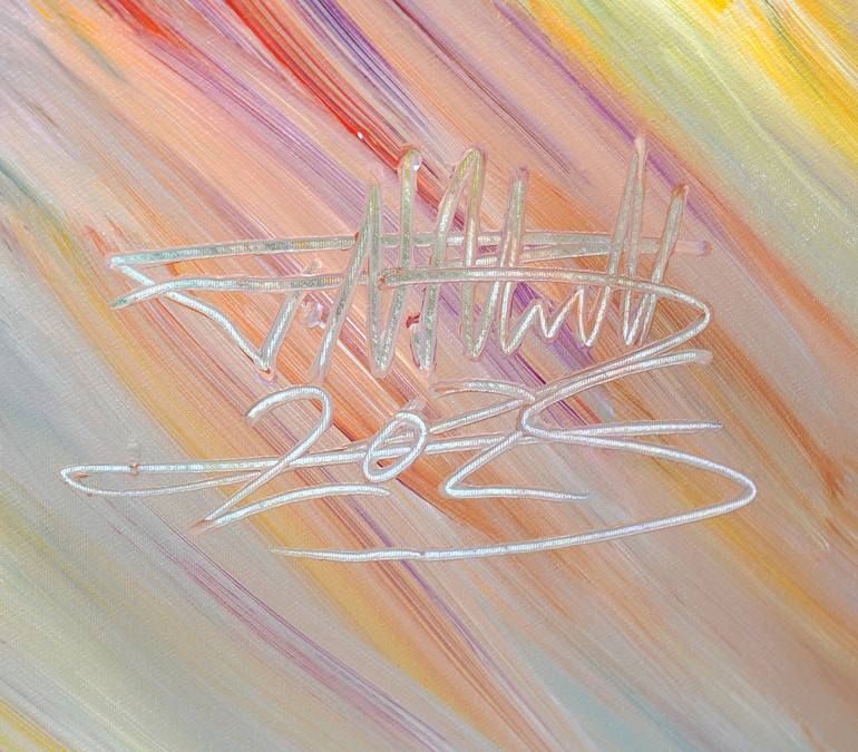 Original Abstract Painting by Peter Nottrott