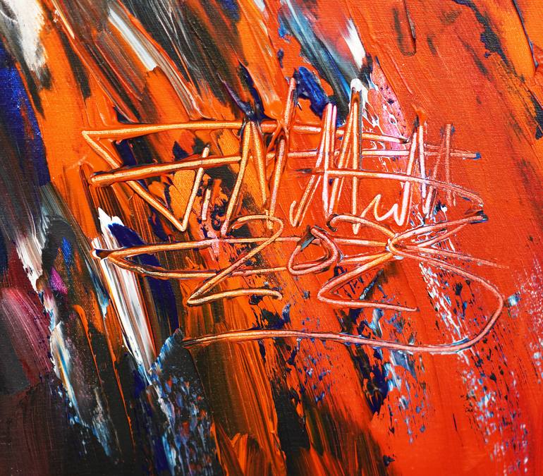Original Abstract Painting by Peter Nottrott