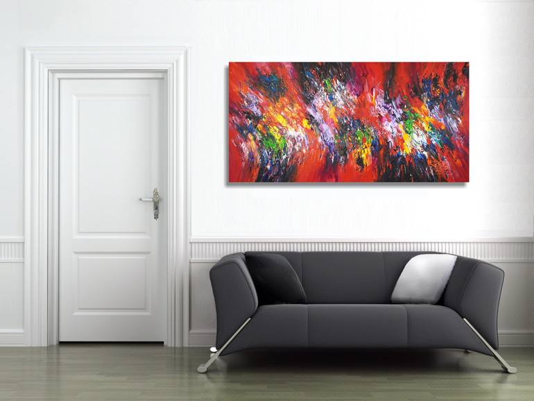 Original Abstract Painting by Peter Nottrott
