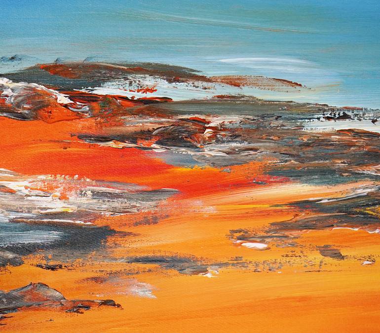 Original Abstract Expressionism Seascape Painting by Peter Nottrott