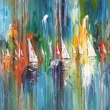 Sail Boats L 12 by Peter Nottrott